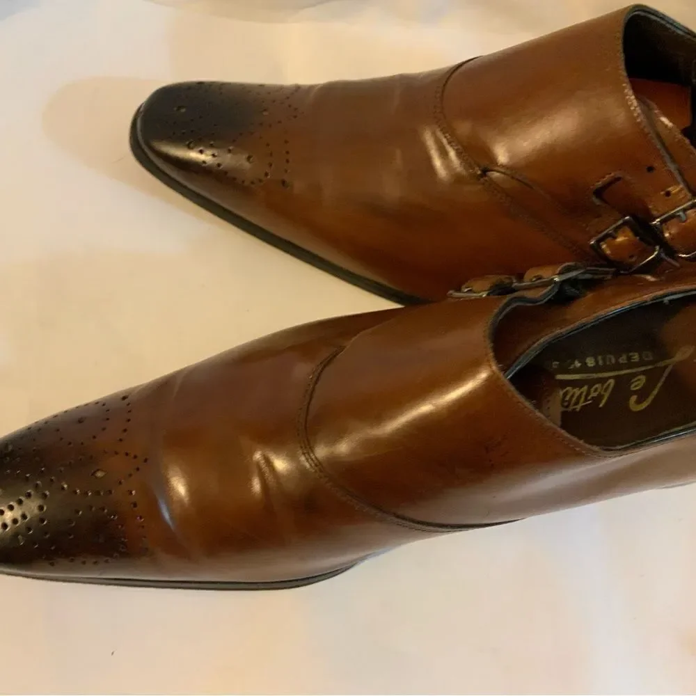 Profession Le  Bottier Depuis 1965 Brown Shoes all Leather buckles  EU 43 US 10